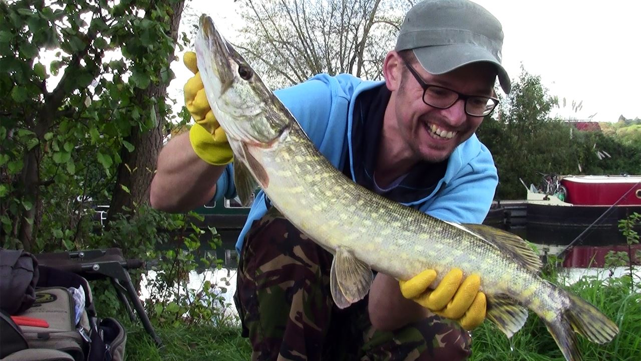 Jack Pike caught from the River Avon at Keynsham