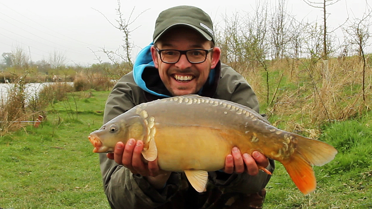 Mirror carp caught from Windmill Fishery Match Lake