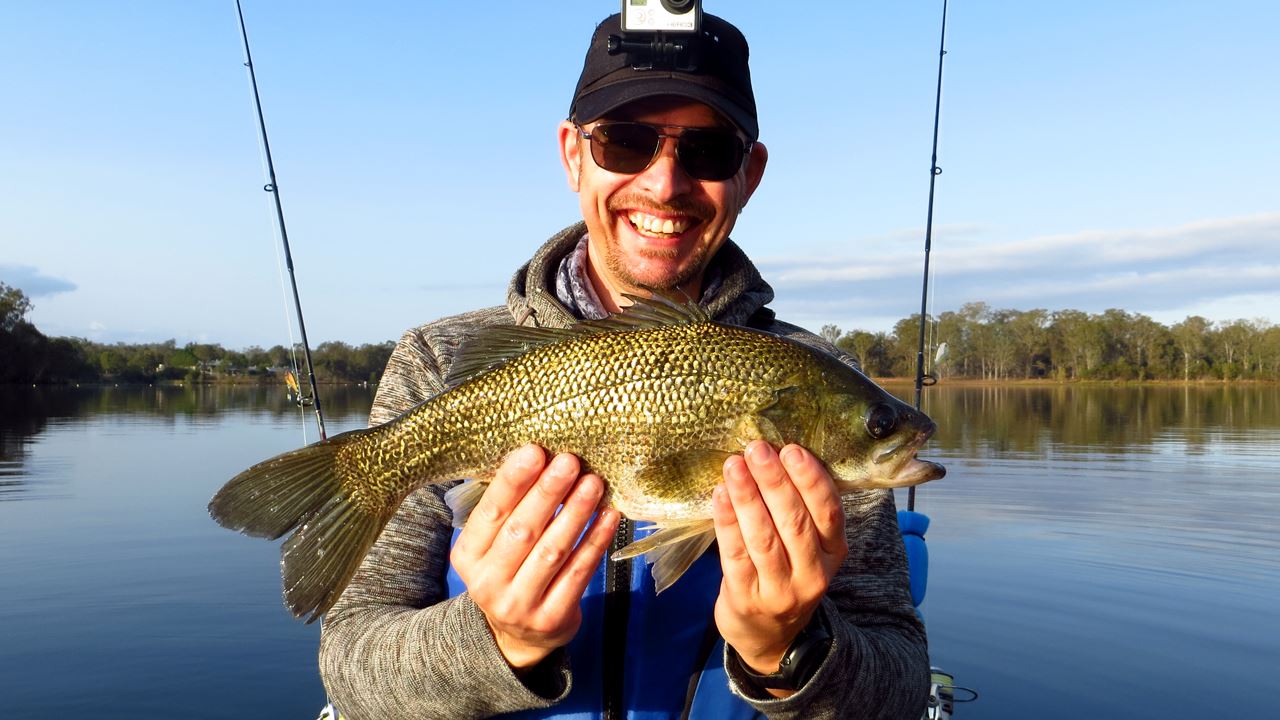Bass caught at Lake Kurwongbah